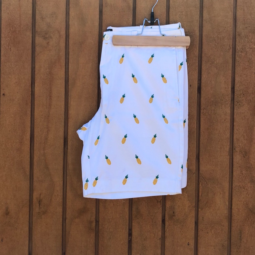 J. Crew pineapple shorts